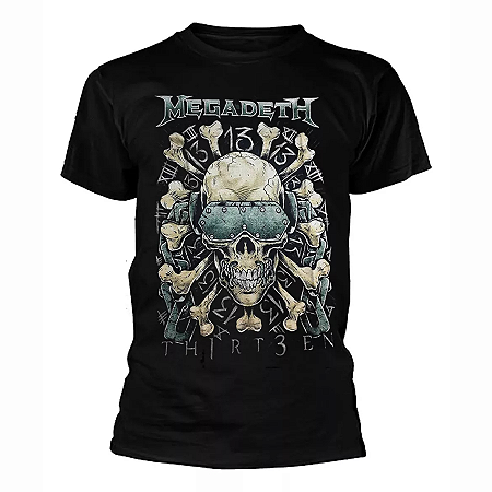 Camiseta Megadeth - Thirteen