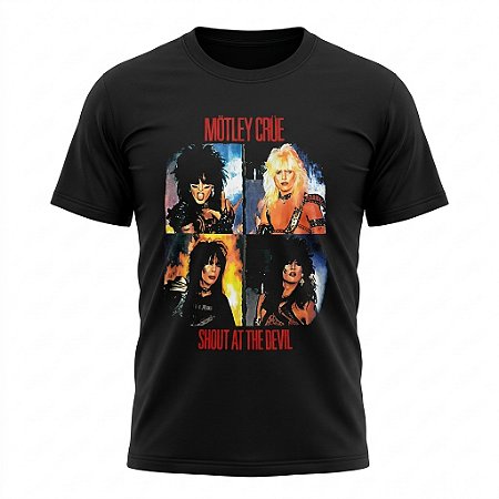 Camiseta Mötley Crüe - Shout At The Devil