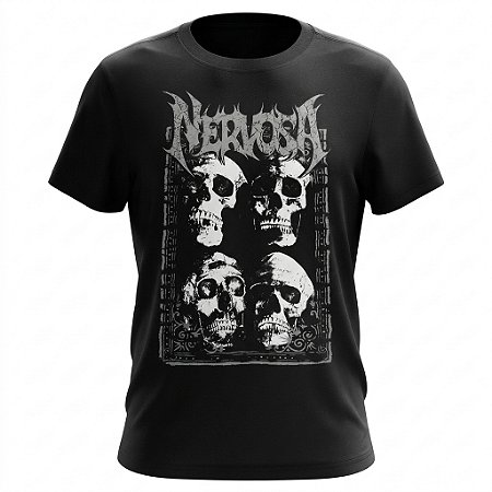 Camiseta Nervosa - Behind The Flames A Vision Of Hell