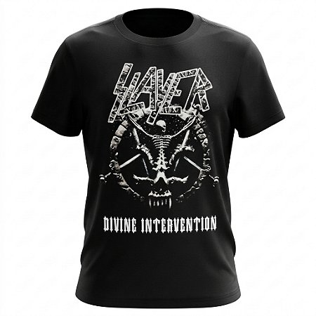 Camiseta Slayer - Divine Intervention