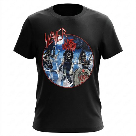 Camiseta Slayer - Live Undead