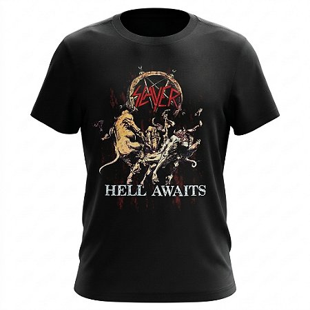 Camiseta Slayer - Hell Awaits