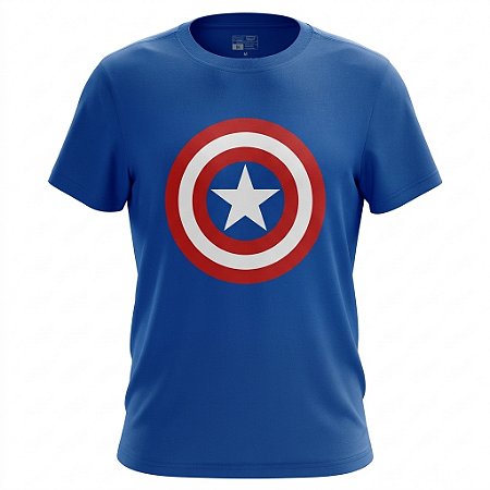 Camiseta Capitão América - Logo