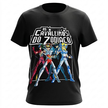 Camiseta Cavaleiros Do Zodíaco - Cavaleiros De Bronze