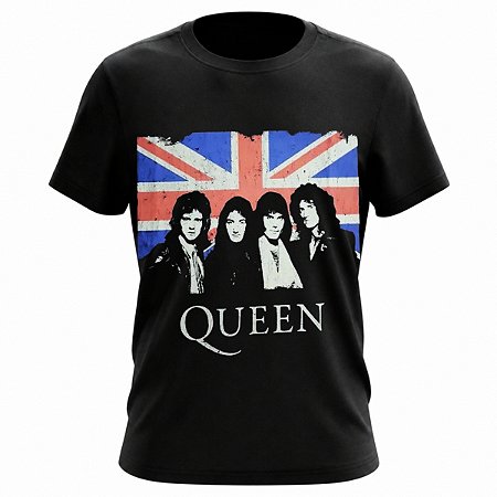 Camiseta Queen - Uk Flag