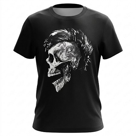 Camiseta Skull - Punk's Not Dead