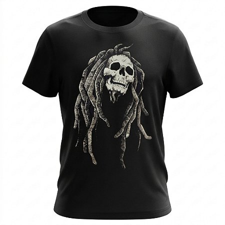 Camiseta Skull - Bob Dreads