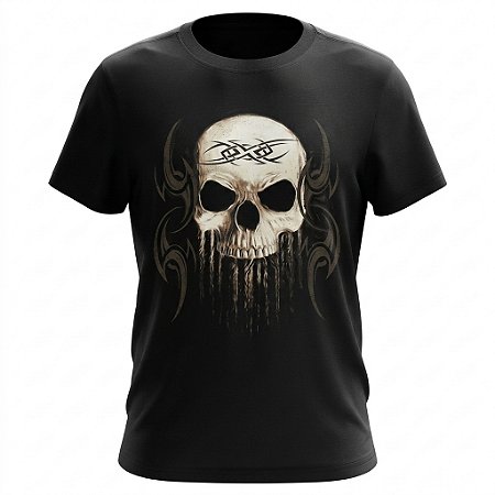 Camiseta Skull - Tribal