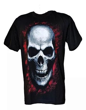 Camiseta Skull - Pentagrama