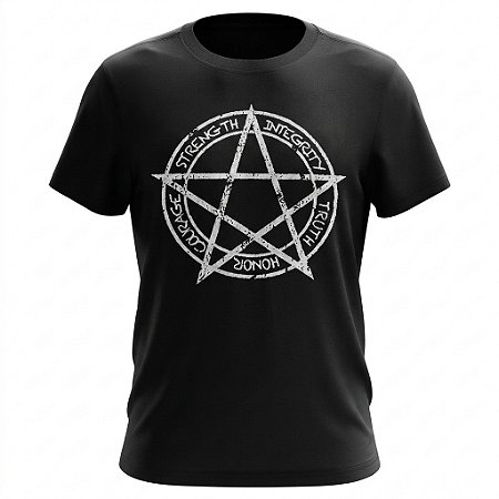 Camiseta Ocultismo Pentagrama - Wicca Pentáculo