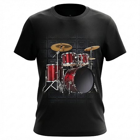 Camiseta Instrumento - Bateria