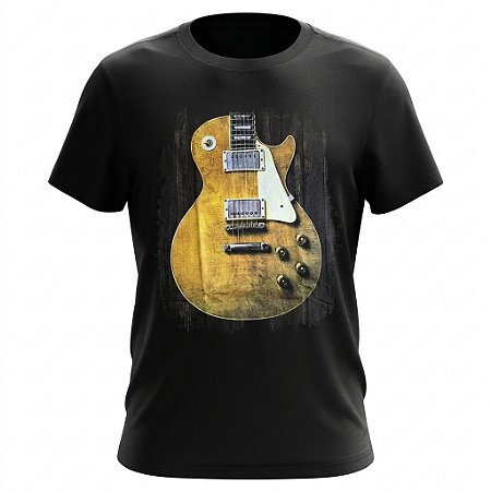 Camiseta Instrumentos - Guitarra Vintage Rock