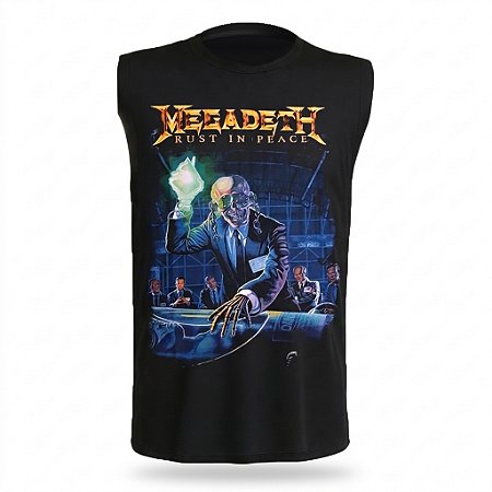 Camiseta Megadeth - Rust In Peace - Regata Machão