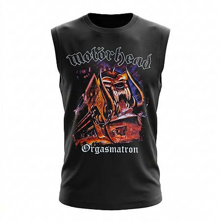 Camiseta Motorhead - Orgasmatron - Regata Machão