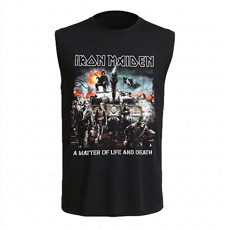 Camiseta Iron Maiden - A Matter Of Life - Regata Machão