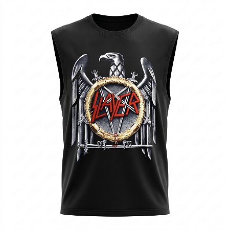 Camiseta Slayer - Eagle Shield - Regata Machão