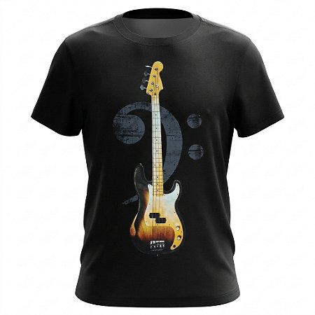 Camiseta Instrumentos - Baixo Vintage