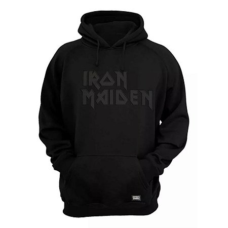 Moletom Iron Maiden - Logo Bordado