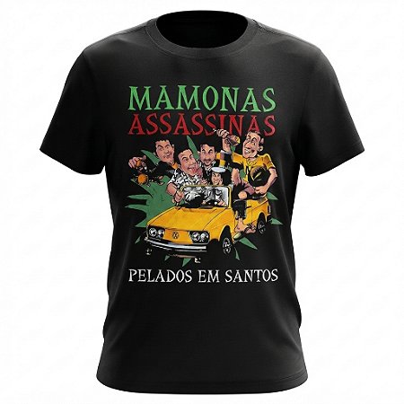 Camiseta Mamonas Assassinas - Pelados Em Santos