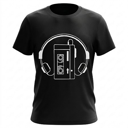Camiseta Vintage Música - Walkman