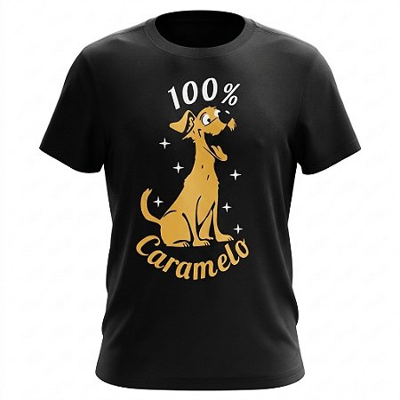 Camiseta Pet Cachorro - Caramelo