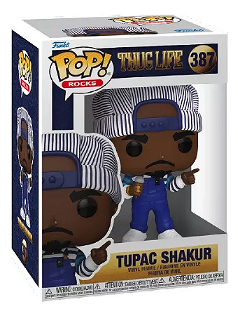 Funko Pop Rocks Thug Life Tupac Shakur 387