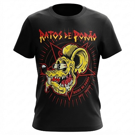 Camiseta Ratos De Porão - Metal Punk Sp 1984