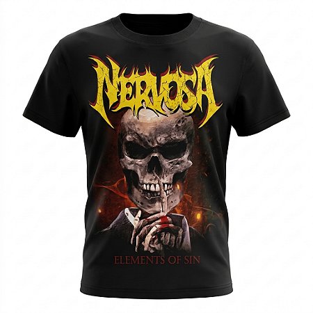 Camiseta Nervosa - Elements Of Sin