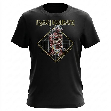 Camiseta Iron Maiden - Somewhere In Time - Piticas