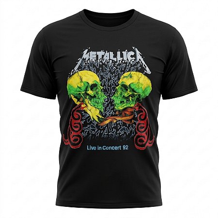 Camiseta Metallica - Live In Concert 92