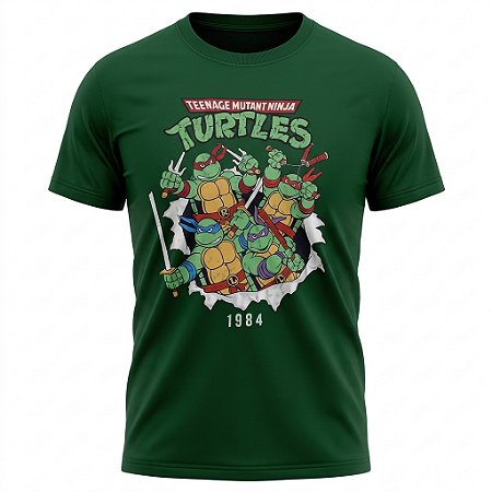 Camiseta Tartarugas Ninja 1984