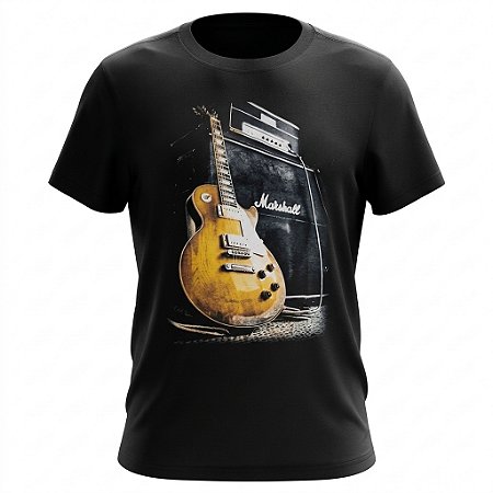 Camiseta Instrumentos - Guitarra Amp. Marshall