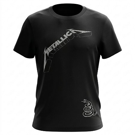 Camiseta Metallica - Black Album - Consulado do Rock