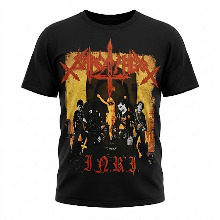 Camiseta Sarcófago - Inri Album Cover