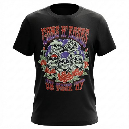 Camiseta Guns N' Roses - On Tour '87
