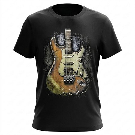 Camiseta Instrumentos - Guitarra Rock