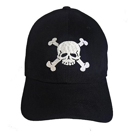 Boné Caveira - Bandeira Pirata