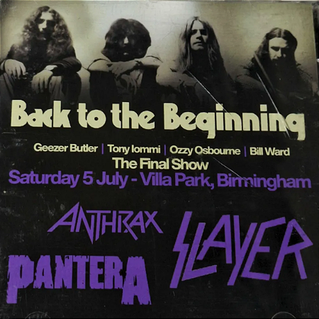 Black Sabbath - Back To The Beginning Saturday, 5 July (Usado)