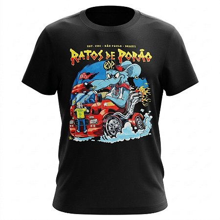 Camiseta Ratos De Porão - Patriota Idiota