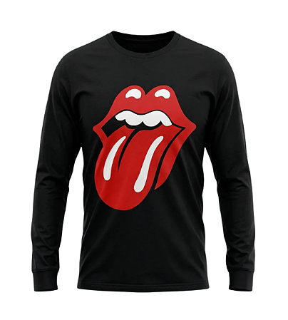 The Rolling Stones Hot Lips - Manga Longa