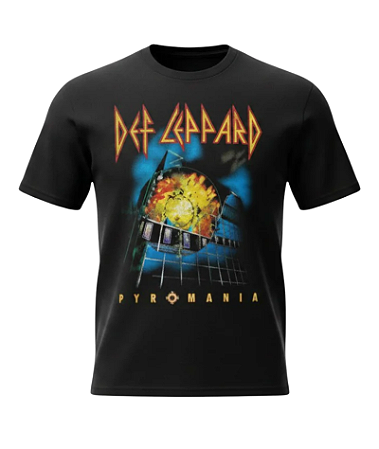 Camiseta Def Leppard - Pyromania