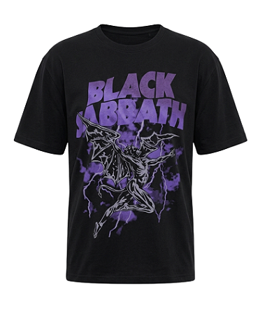 Camiseta Black Sabbath - Henry Purple