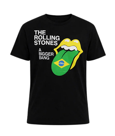 Camiseta The Rolling Stones A Bigger Bang Live on Copacabana Beach