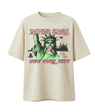Camiseta The Rolling Stones New York City 1972