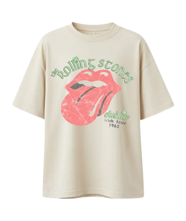 Camiseta The Rolling Stones Dublin Irish Tour 1965