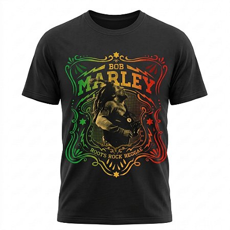 Camiseta Bob Marley - Roots Rock Reggae