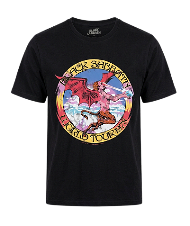 Camiseta Black Sabbath - World Tour 1978