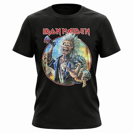 Camiseta Iron Maiden - Run For Your Lives - Piticas