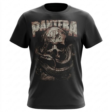 Camiseta Pantera - Skull Snake