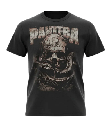 Camiseta Pantera Skull Snake